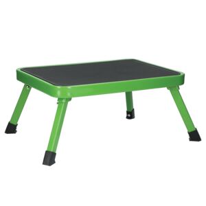 Honeybee 1-Step Steel Ladder Stool Green and Black Honeybee 1-Step Steel Ladder Stool Green and Black